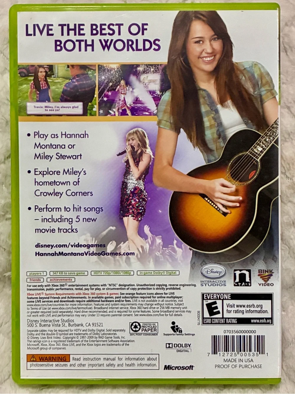 Hannah Montana: The Movie - Xbox 360
